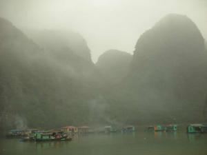Misty Day in Halong Bay