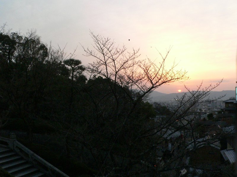 Sunset at Kiyomizudera