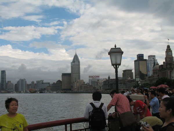 Our first glimpse of the Bund
