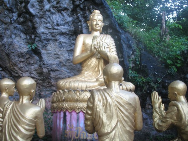 Buddhist art on Phousi.
