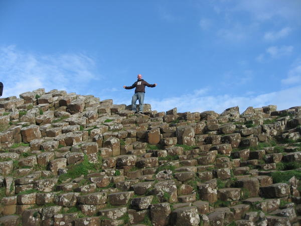 Chop on top of the Giants Causeway