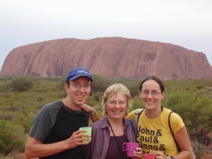 Champagne at Uluru