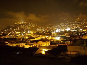 Quito Old Town at night