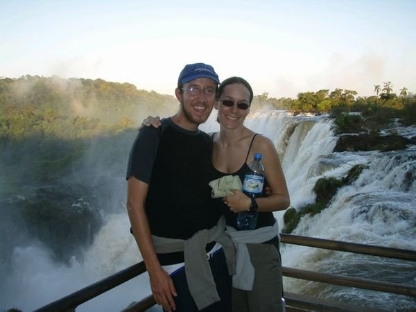 Us at Iguazú falls - Argentina.