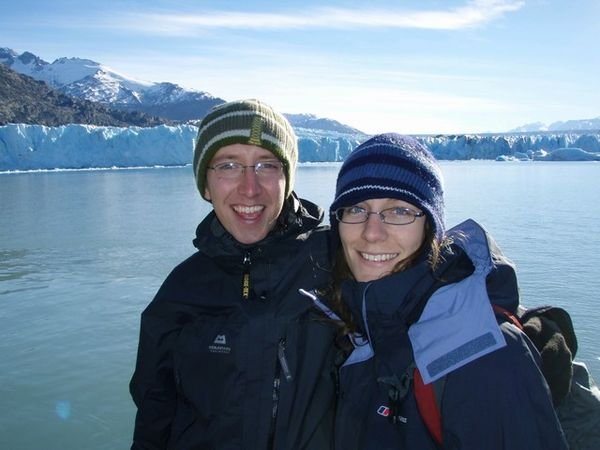 Us at the Glaciers in Patagonia