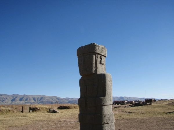 Tiahuanaco ruins in Bolivia