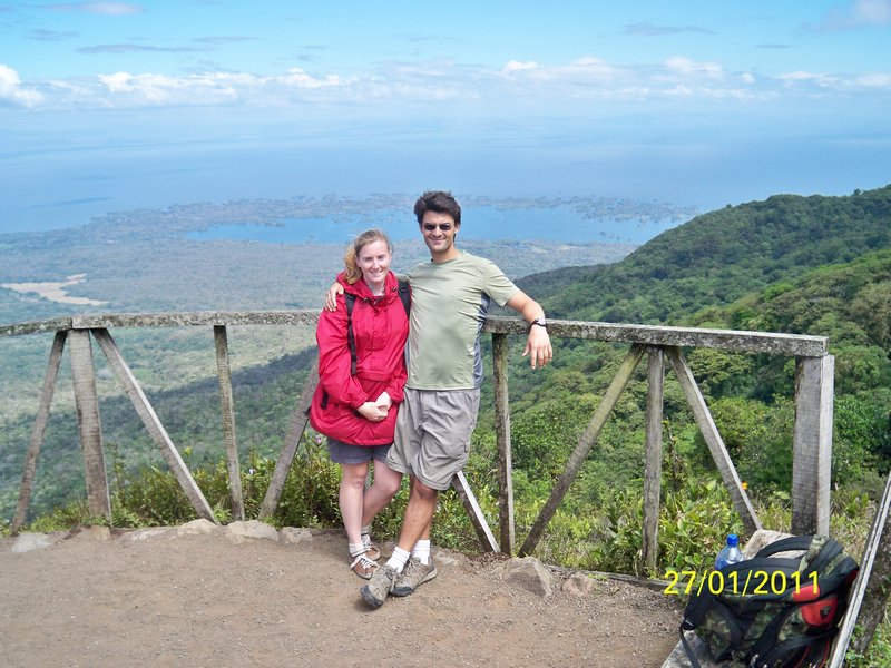 Us at the crater view point