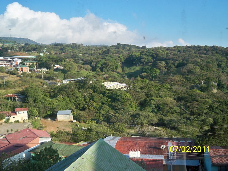 View from kitchen in Monteverde