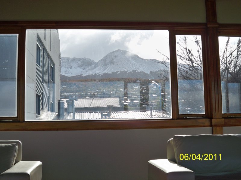 View from the other side of the hostel in Ushuaia