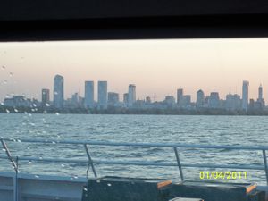 view from the boat to buenos aires 