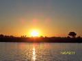sunset in Chobe