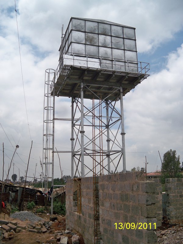 new water tank in Kabira