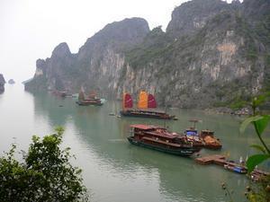 Tour Boats in HaLong Bay