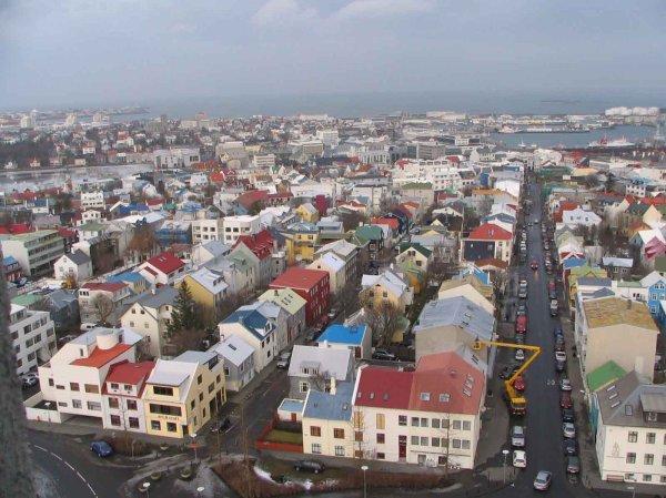 Rekjavik from catheral