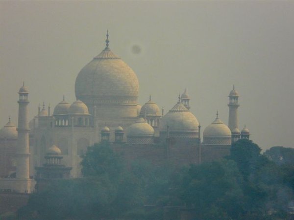 View of Taj Mahal from Red Fort