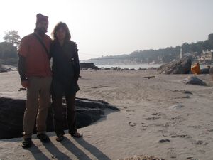 Amy and I at Ganges