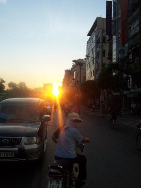 Sunset, Saigon