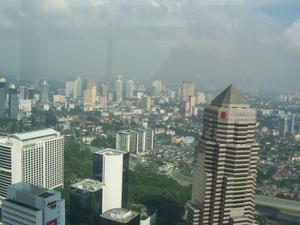 View from the Petronas Towers on a good day