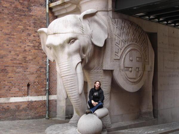 Me and The Carlsburg Brewery Elephant