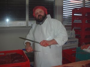 Our butcher