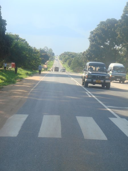 Main road from Dar to Arusha
