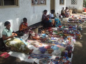Handicraft market outside Arusha