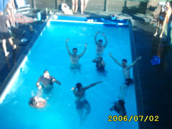 A blur memory of the poolparty