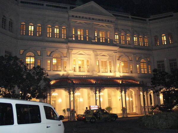 The famous Raffles hotel