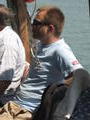 Al relaxing on the boat