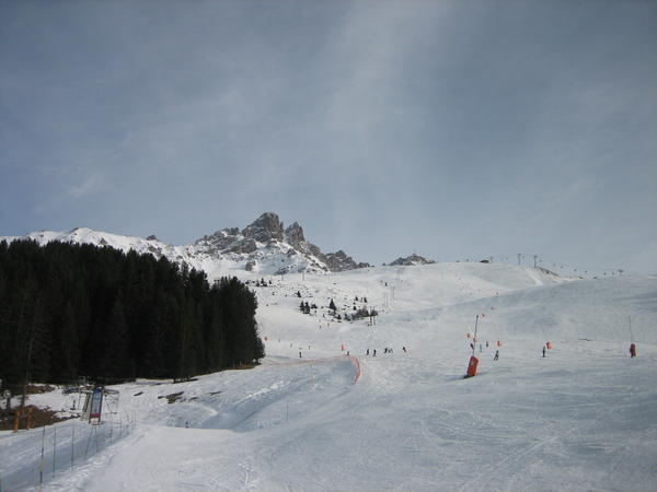Skiing in Meribel 2
