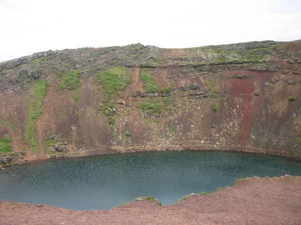 Explosion crater
