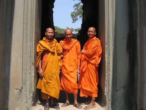 Monks at Ankor
