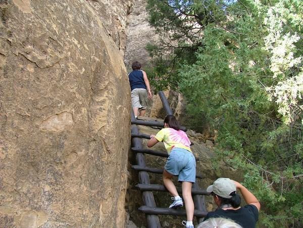 Cliff Dwelling Access Is Challenging