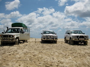 Four Wheel Drives are a must on Fraser Island