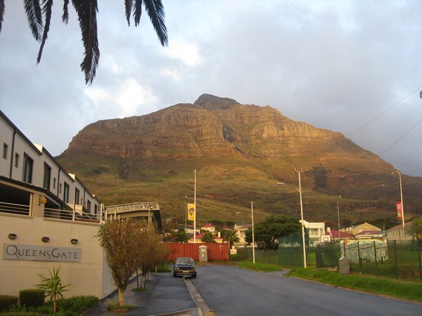 View of the mountain from my street