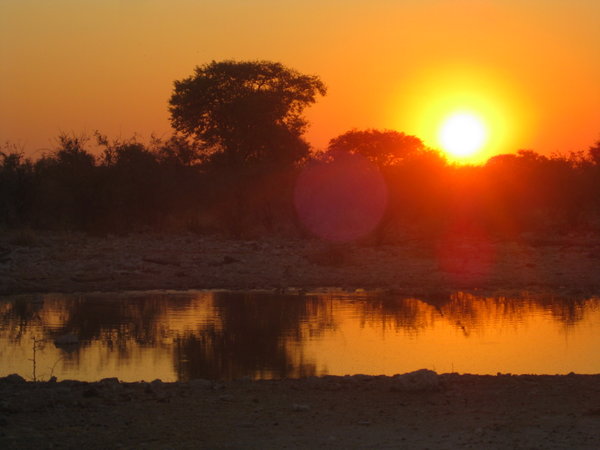 Namibian sunsets never failed to impress us