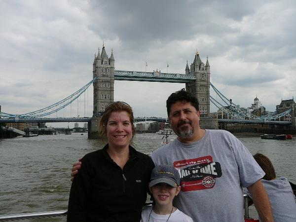 Us, Thames River and London Bridge