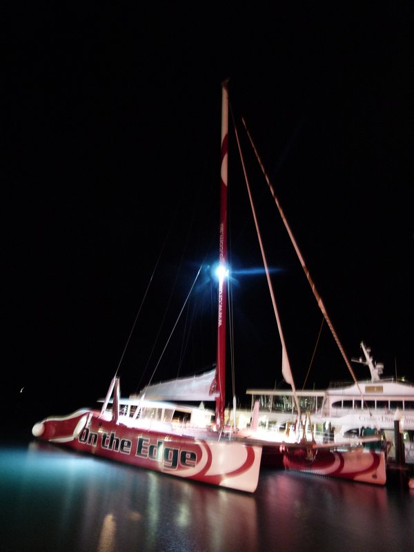 Catamaran at Night