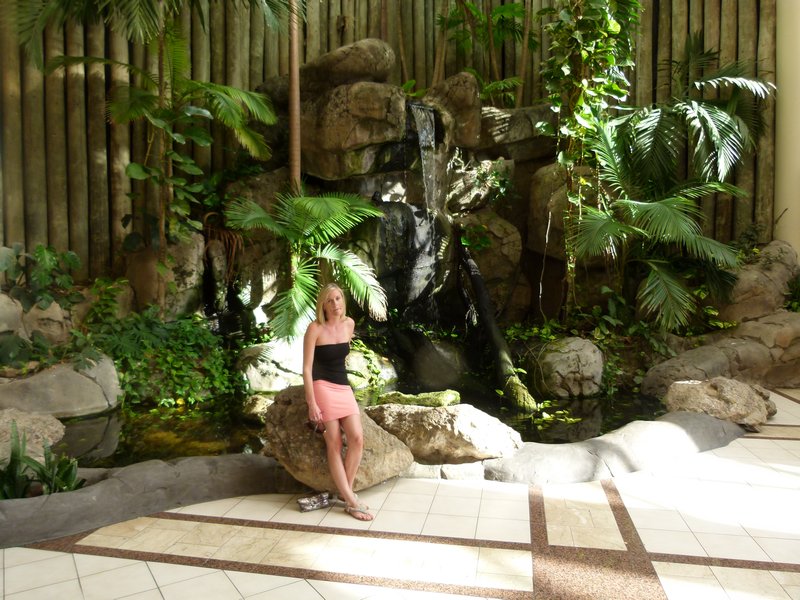 Waterfall IN the Hotel