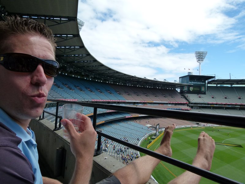 Will hanging out at the MCG