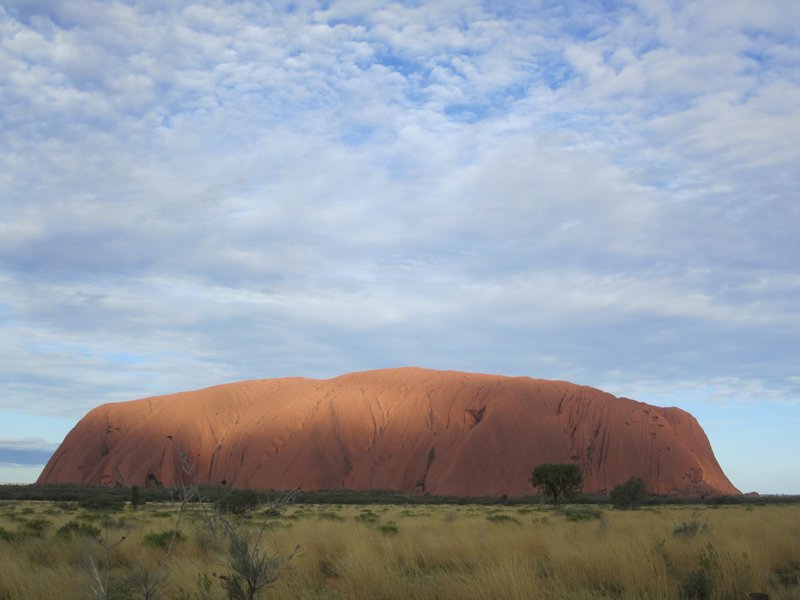 Ayers Rock as sunset was starting