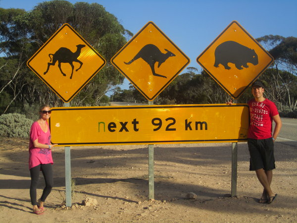 True Australian road sign