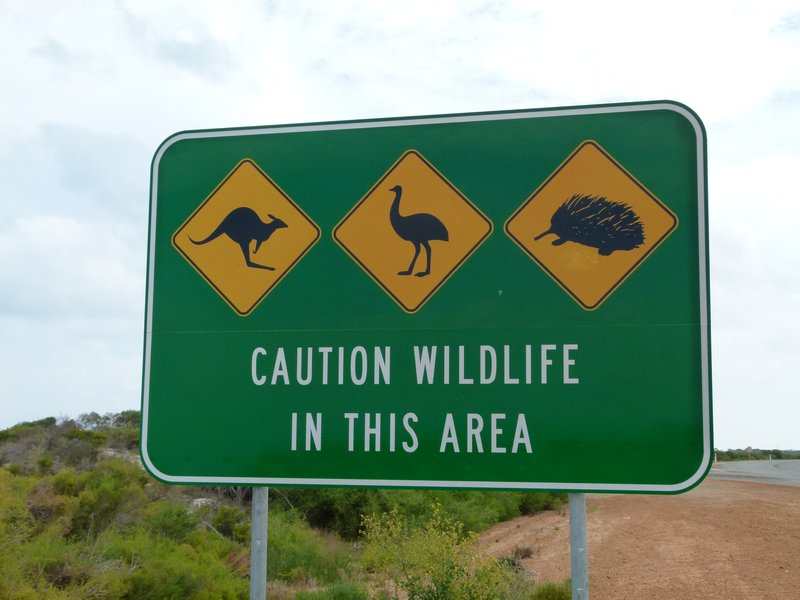 West Australia road sign