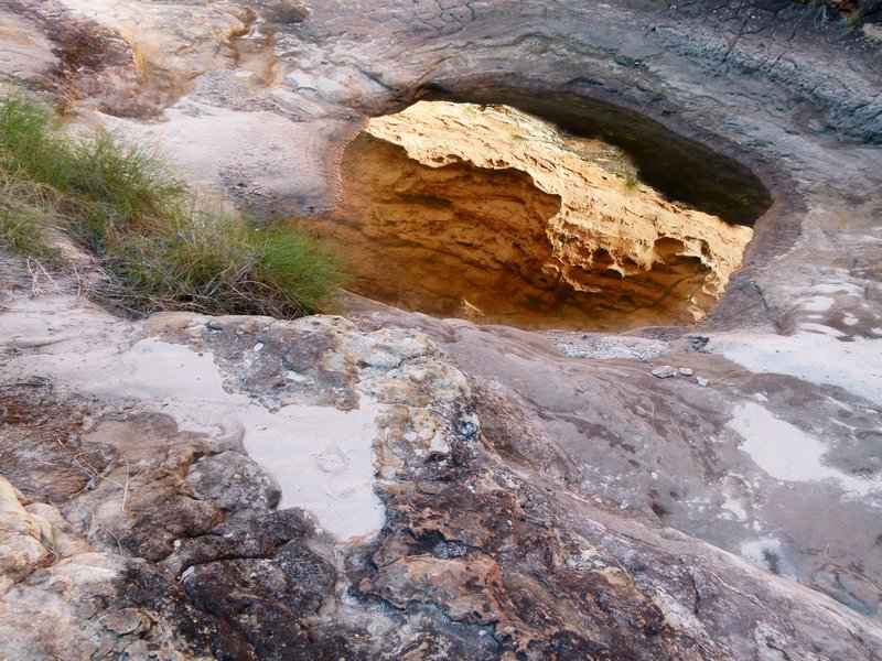 Water hole in Cathedral Gorge