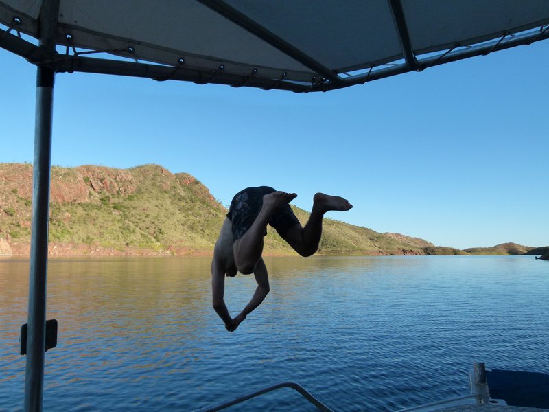 Will diving into the lake