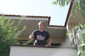 Matthew on Balcony
