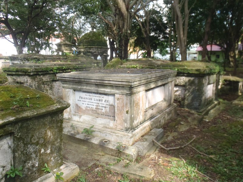 Francis Light's grave