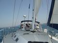 Out at Sea and under sail