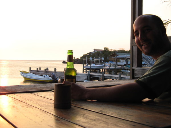 Enjoying a Port Royal at Sunset