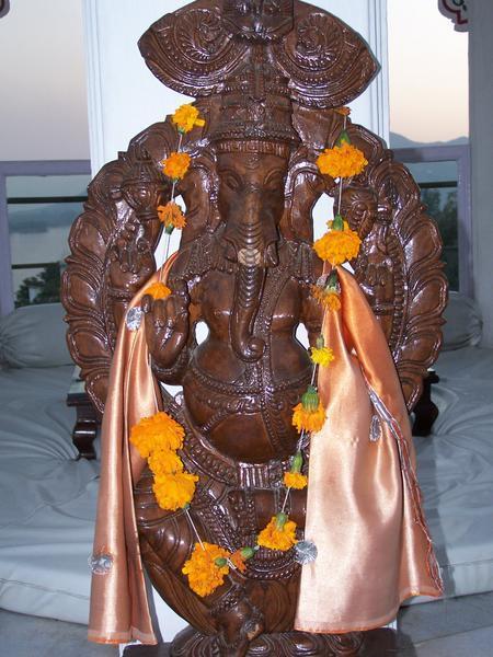 Ganesh in the lobby